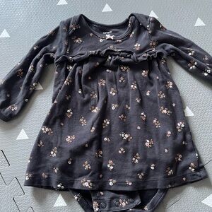 Carter's Floral Long Sleeve Baby Dress